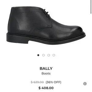 Bally Men\'s Black Leather Chukka Boots - Crispino Chukka Boots in mate dark brown aniline calf leather – Saint  main image 4